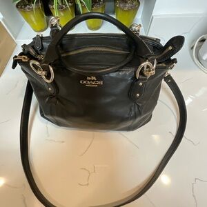 Coach Black Leather Handbag